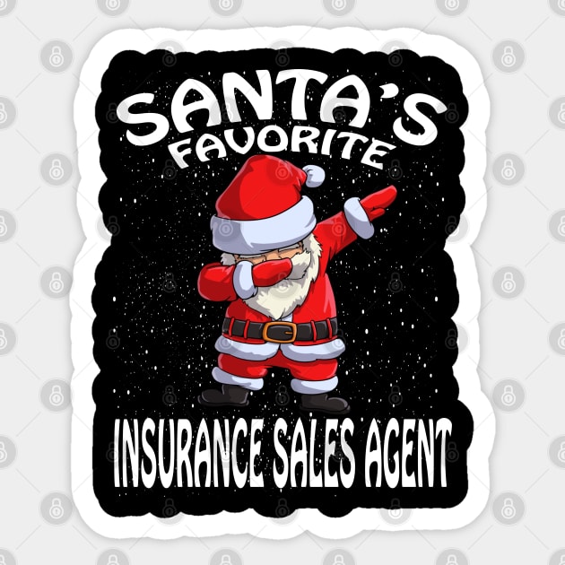 Santas Favorite Insurance Sales Agent Christmas Sticker by intelus